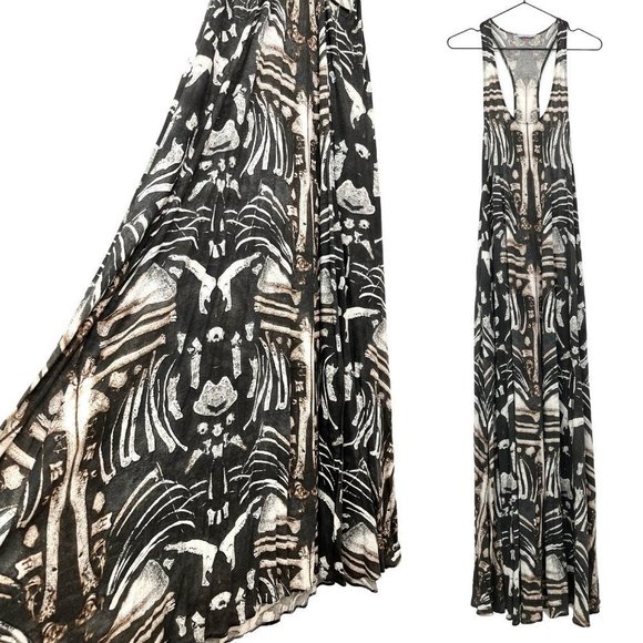 SASS & BIDE Print Maxi Dress Sleeveless s6 - Picture 2 of 4